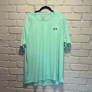 NWOT Under Armour Men's Light Blue Short Sleeve Tee size 2XL